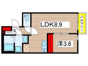 Lusso 東本町の物件間取画像